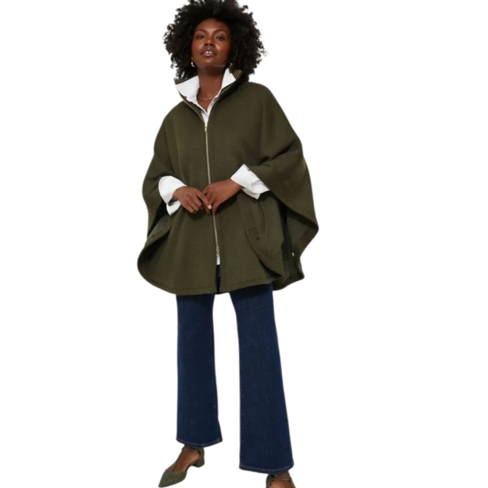 TUCKERNUCK Olive Full Zip Huntington Cape NWT OS
